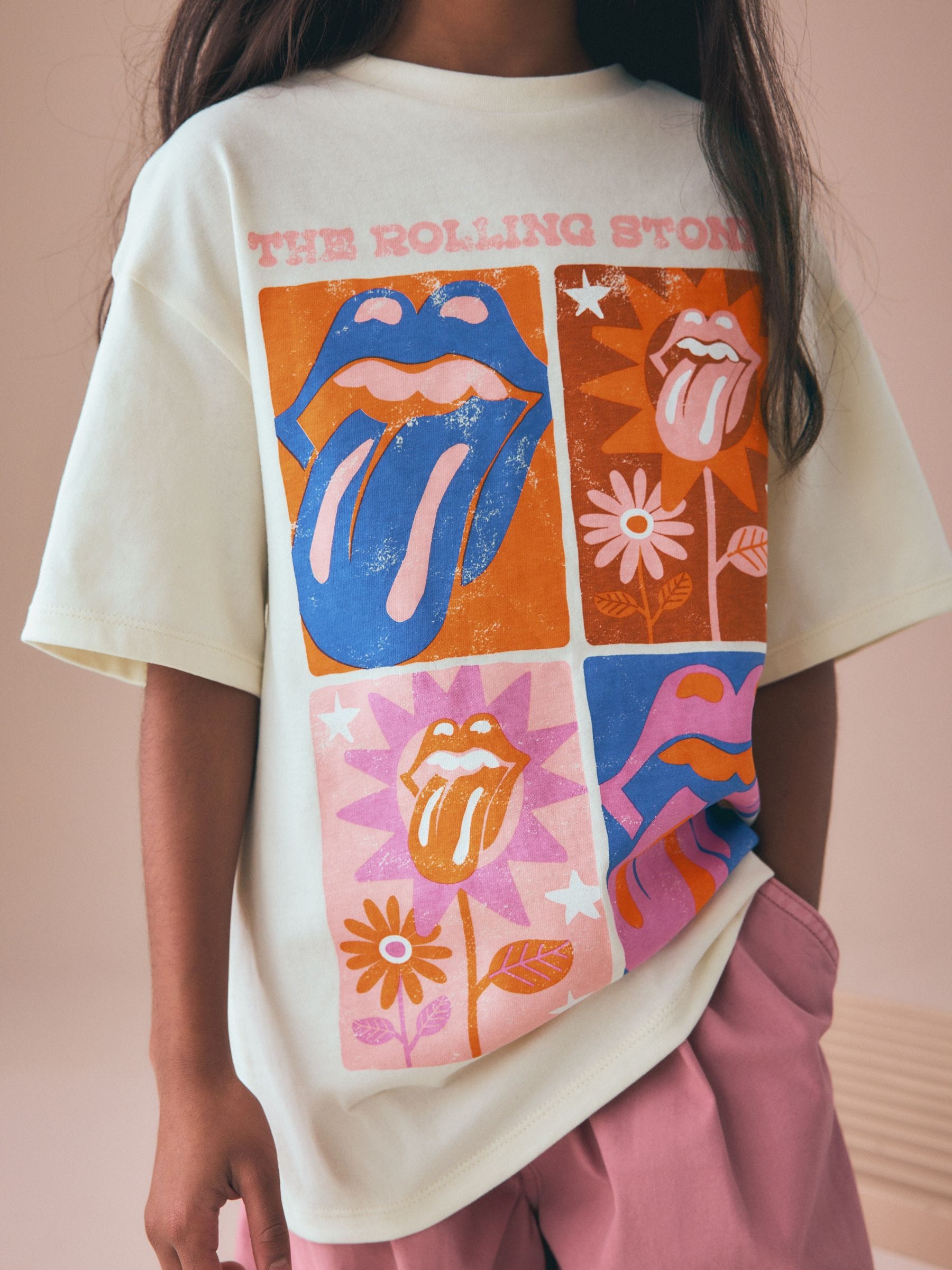 Next：日本 ベージュ - The Rolling Stones バンド Tシャツ（3～16 歳