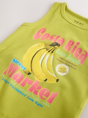 Green Banana - Ribbed Vest (3-16yrs) - Imaginea 7 din 8