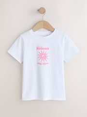 White Sun Graphic T-Shirt (3-16yrs) - Image 4 of 7