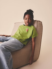 Green Chilli - Tricou cu croi pătrat cu model grafic (3-16yrs) - Imaginea 3 din 8
