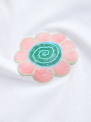 Floare albă - Tricou cu croi pătrat cu model grafic (3-16yrs) - Imaginea 6 din 6