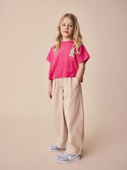 Pink Matcha - Tricou cu croi pătrat cu model grafic (3-16yrs) - Imaginea 1 din 7