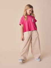 Pink Matcha - Tricou cu croi pătrat cu model grafic (3-16yrs) - Imaginea 2 din 7