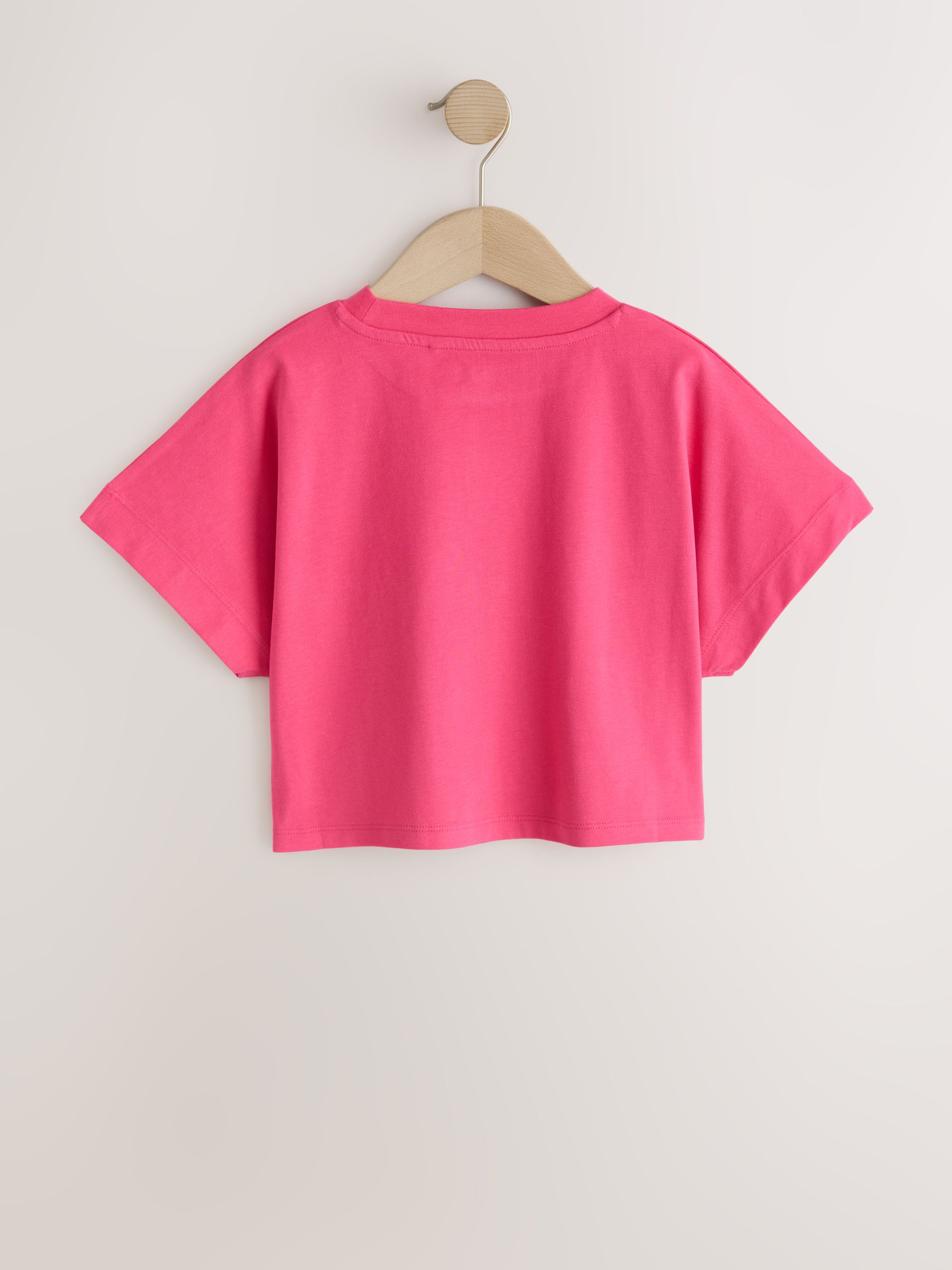 Buy Pink Matcha Boxy Graphic T-Shirt (3-16yrs) from Next USA