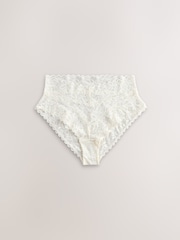 Pastels High Leg All Over Lace Knickers 7 Pack - Image 2 of 10