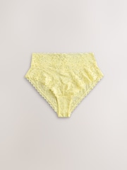 Pastels High Leg All Over Lace Knickers 7 Pack - Image 3 of 10