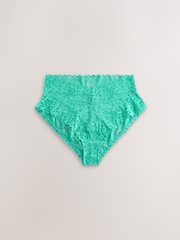 Pastels High Leg All Over Lace Knickers 7 Pack - Image 7 of 10