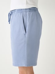 Blue Relaxed Fit Garment Dyed Dock Shorts - Image 5 of 10