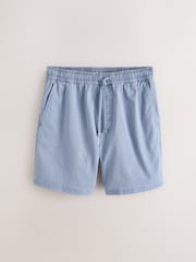 Blue Relaxed Fit Garment Dyed Dock Shorts - Image 7 of 10