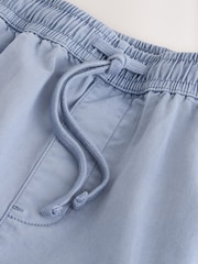 Blue Relaxed Fit Garment Dyed Dock Shorts - Image 8 of 10