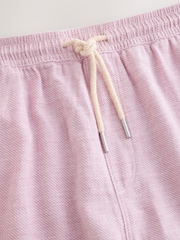 Pink Linen Blend Elasticated Waist Shorts - Image 8 of 10