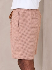 کینو - Waffle Texture Drawstring Waist Shorts - تصویر 4 از 6