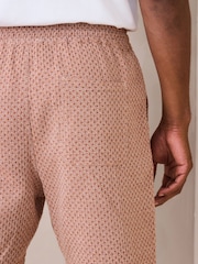 کینو - Waffle Texture Drawstring Waist Shorts - تصویر 5 از 6