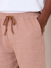 کینو - Waffle Texture Drawstring Waist Shorts - تصویر 6 از 6