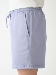 Syrenfarvet - Garment Dyed Drawstring Waist Shorts - Billede 5 af 10