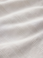 Neutral Elasticated Waist Linen Rich Textured Shorts - Image 11 of 11