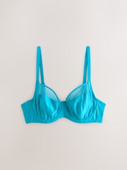 Pink/Teal/White DD+ Non Padded Full Cup Bras with Side Support 3 Pack - Image 8 of 11