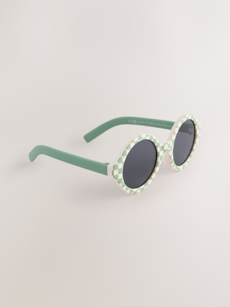 Green Round Sunglasses - Image 1 of 3