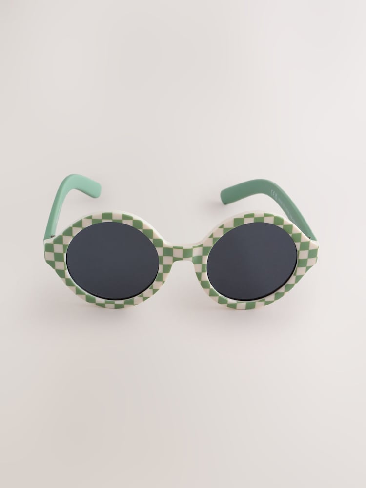 Green Round Sunglasses - Image 2 of 3