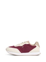Tommy Hilfiger Natural Suede Monogram Trainers - Image 2 of 6