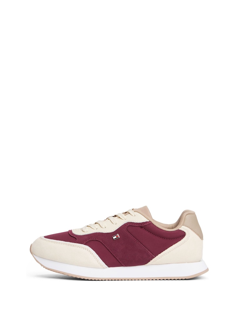 Tommy Hilfiger Natural Suede Monogram Trainers - Image 2 of 6