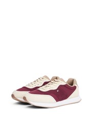 Tommy Hilfiger Natural Suede Monogram Trainers - Image 3 of 6