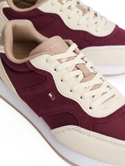 Tommy Hilfiger Natural Suede Monogram Trainers - Image 5 of 6
