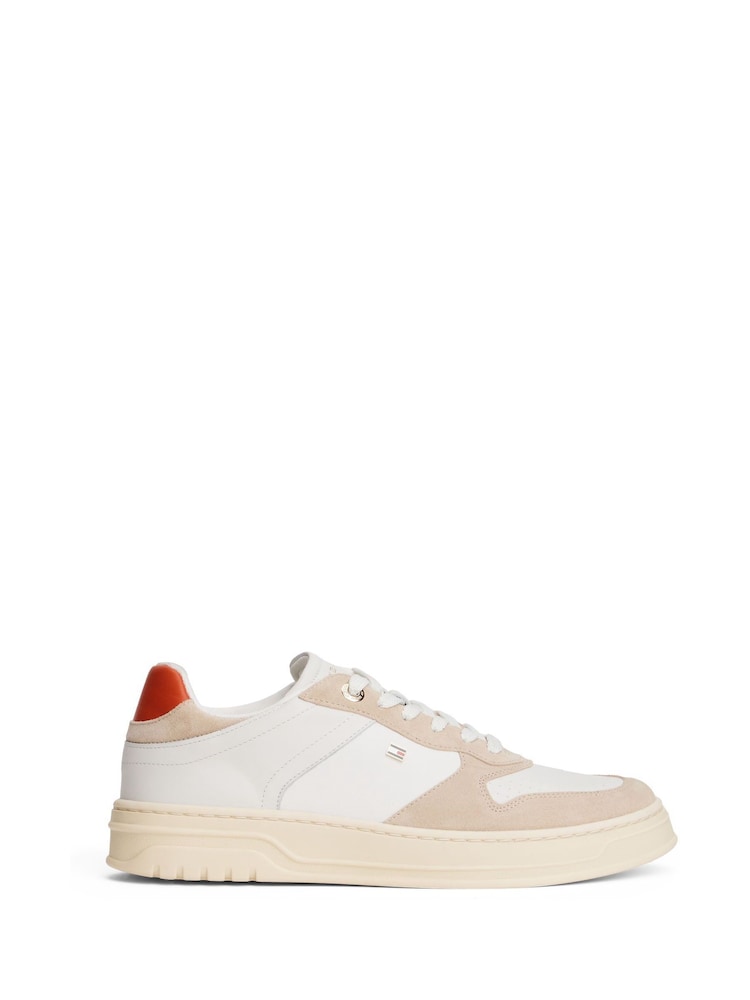 Tommy Hilfiger Brown Suede Cupsole Trainers - Image 1 of 6