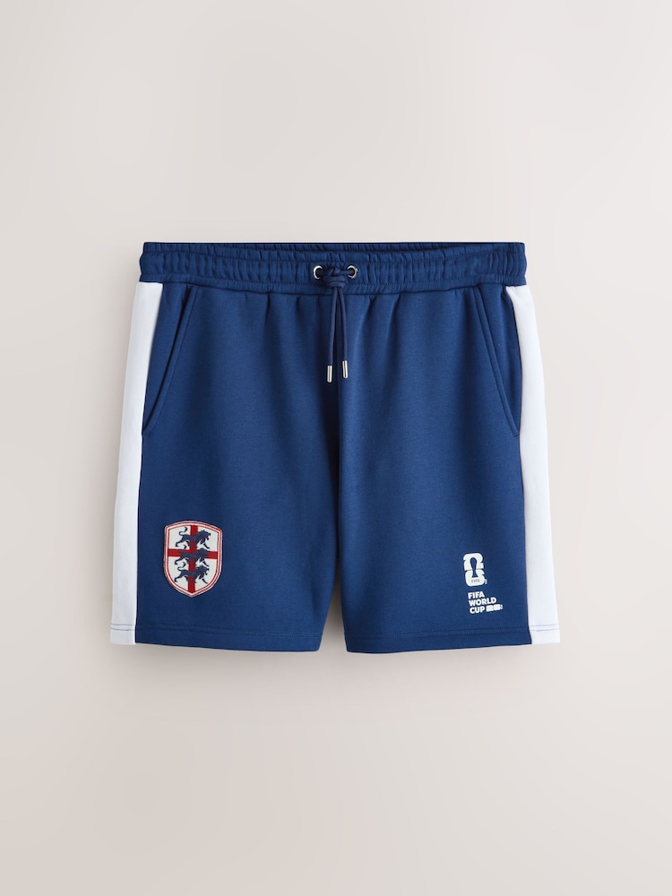 深蓝色 - England FIFA World Cup License Football Shorts - 图片1 / 4