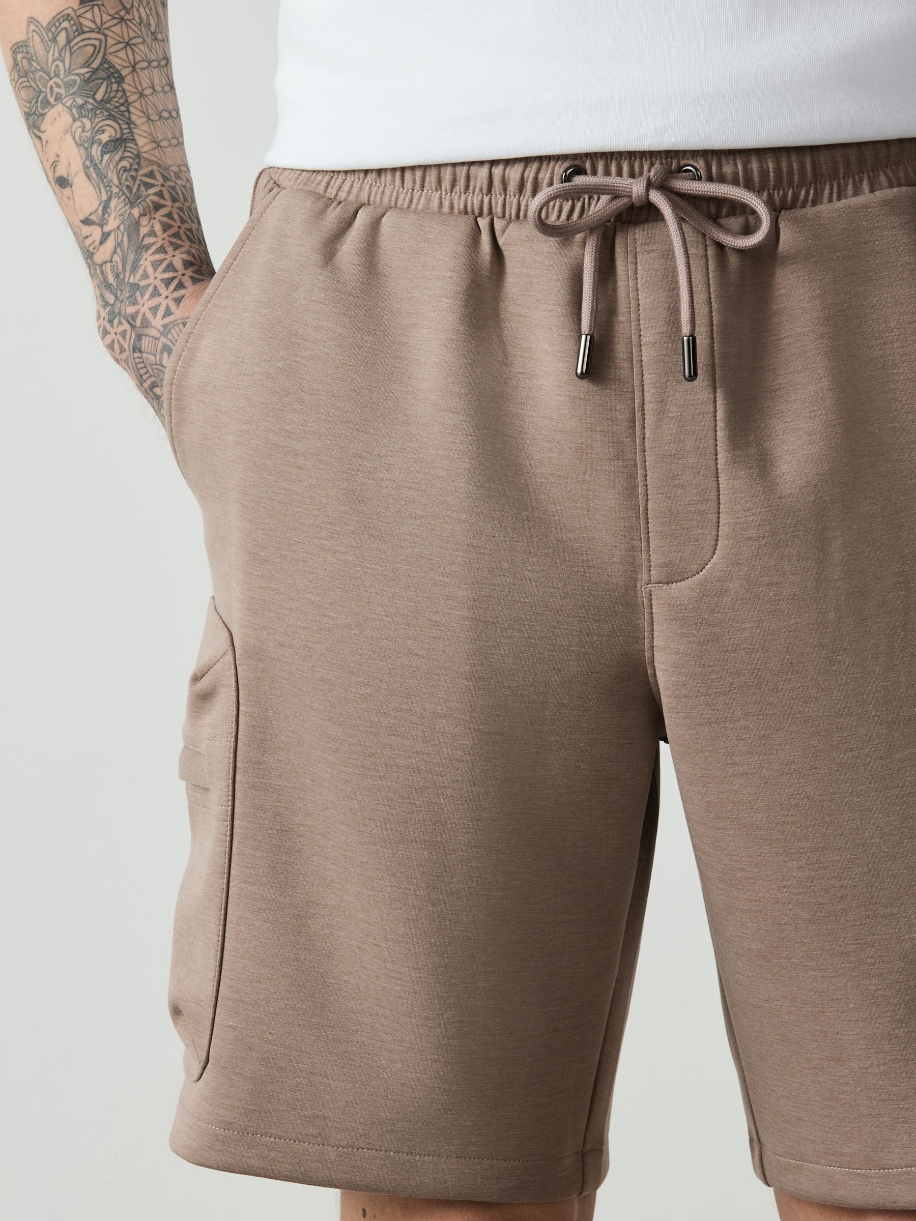 Buy Light Brown Jersey 7 Inch Cargo Shorts from Next USA