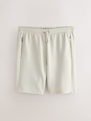 Stone/Hellbraun - 2er-Pack - Jersey-Shorts mit Reißverschlusstaschen - Bild 3 von 6