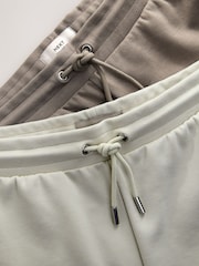 Stone/Hellbraun - 2er-Pack - Jersey-Shorts mit Reißverschlusstaschen - Bild 5 von 6