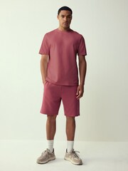 Pink Straight Fit Zip Pocket Jersey Shorts - Image 2 of 9