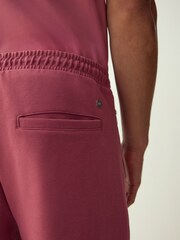 Pink Straight Fit Zip Pocket Jersey Shorts - Image 5 of 9