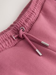 Pink Straight Fit Zip Pocket Jersey Shorts - Image 8 of 9