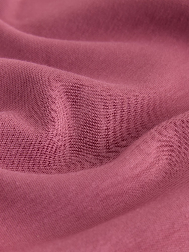 Pink Straight Fit Zip Pocket Jersey Shorts - Image 9 of 9