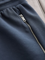 Navy/Grey 2 Pack Zip Pocket Jersey Shorts - Image 11 of 11