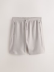 ទឹកសមុទ្រ/ប្រផេះ - កញ្ចប់ 2 - ខោខ្លី Zip Pocket Jersey - រូបភាព 3 នៃ 5