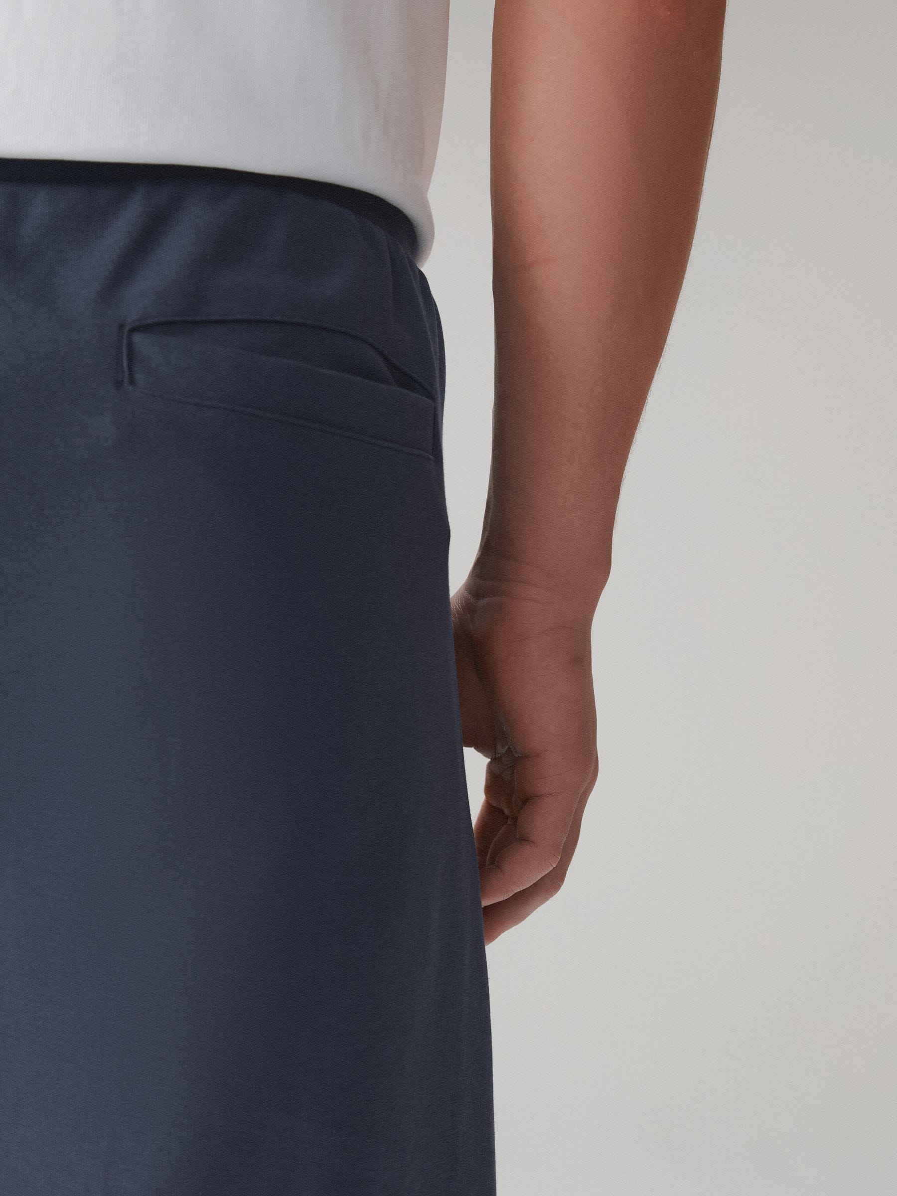 Buy Navy/Grey 2 Pack Zip Pocket Jersey Shorts from Next USA
