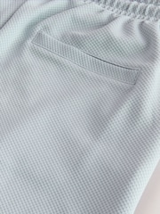 Light Blue Jersey Textured Short Shorts - Image 9 of 9