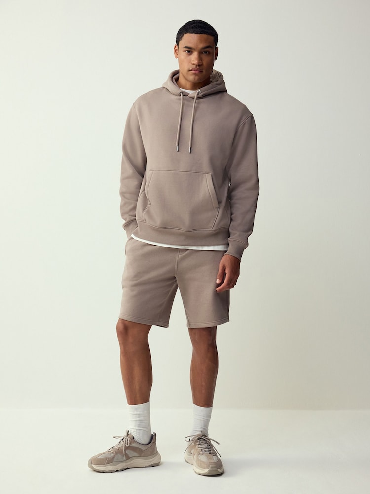 Light Brown Brushed Jersey Shorts - Image 2 of 9