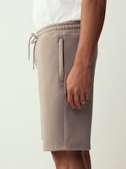 Light Brown Brushed Jersey Shorts - Image 5 of 9