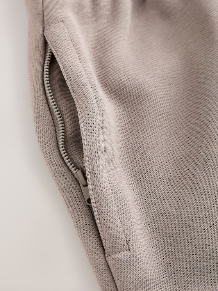 Light Brown Brushed Jersey Shorts - Image 9 of 9