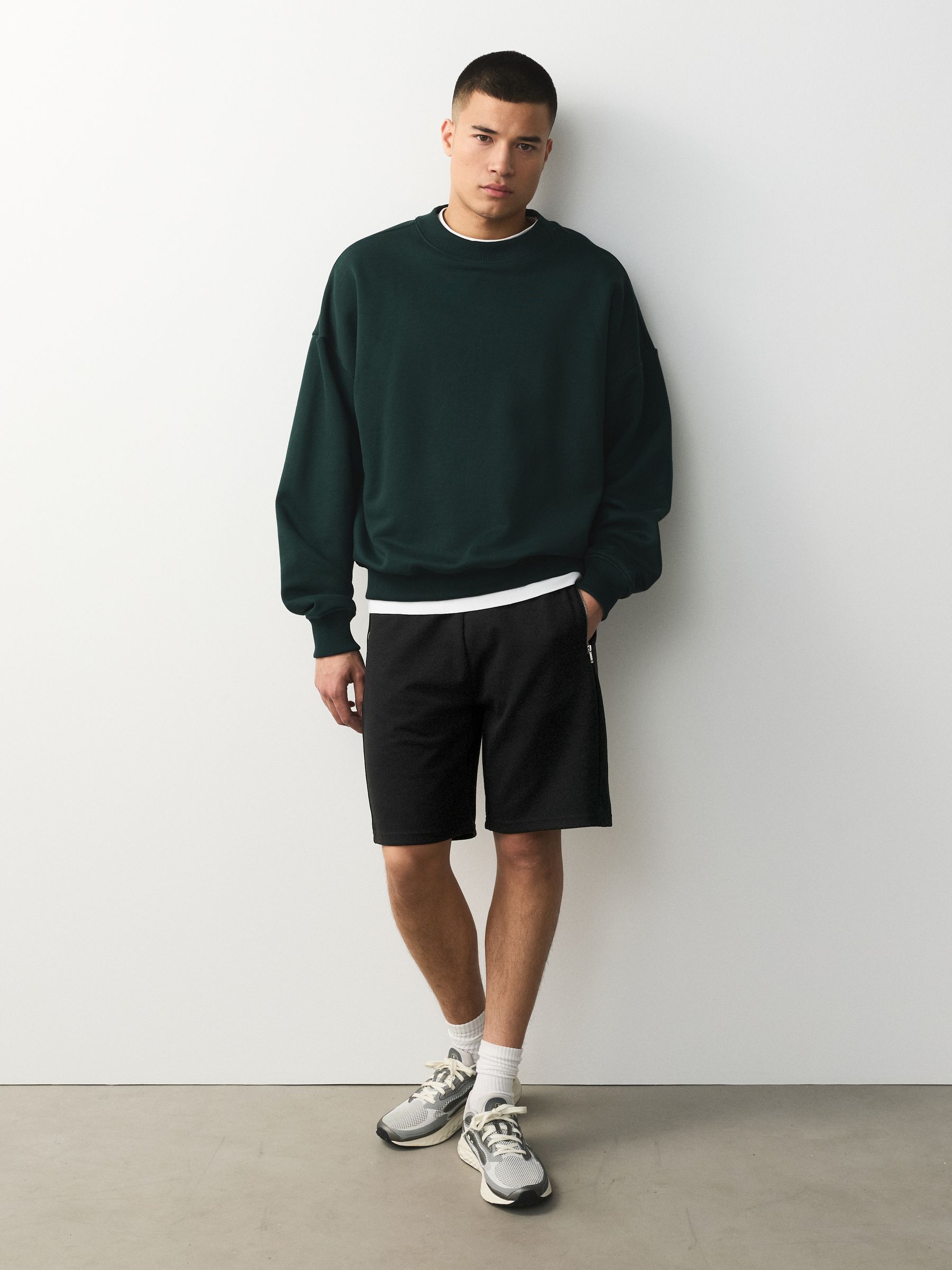 Buy Black/Grey 2 Pack Zip Pocket Jersey Shorts from Next USA