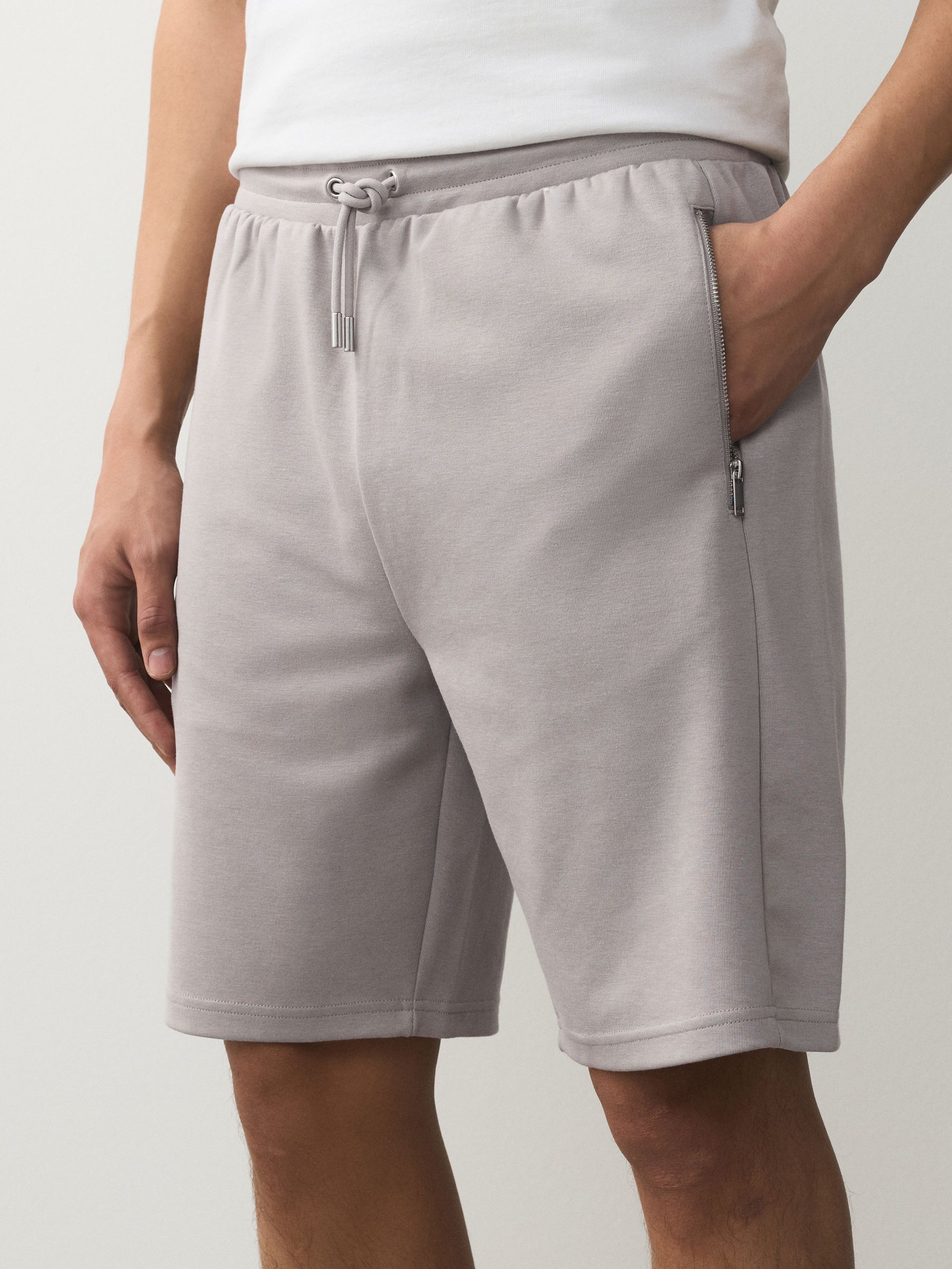 Buy Black/Grey 2 Pack Zip Pocket Jersey Shorts from Next USA