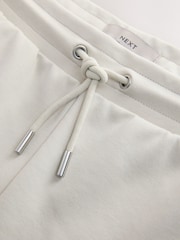 Piatră - Croi drept - Pantaloni scurți din tricot cu buzunare cu fermoar - Imaginea 7 din 9