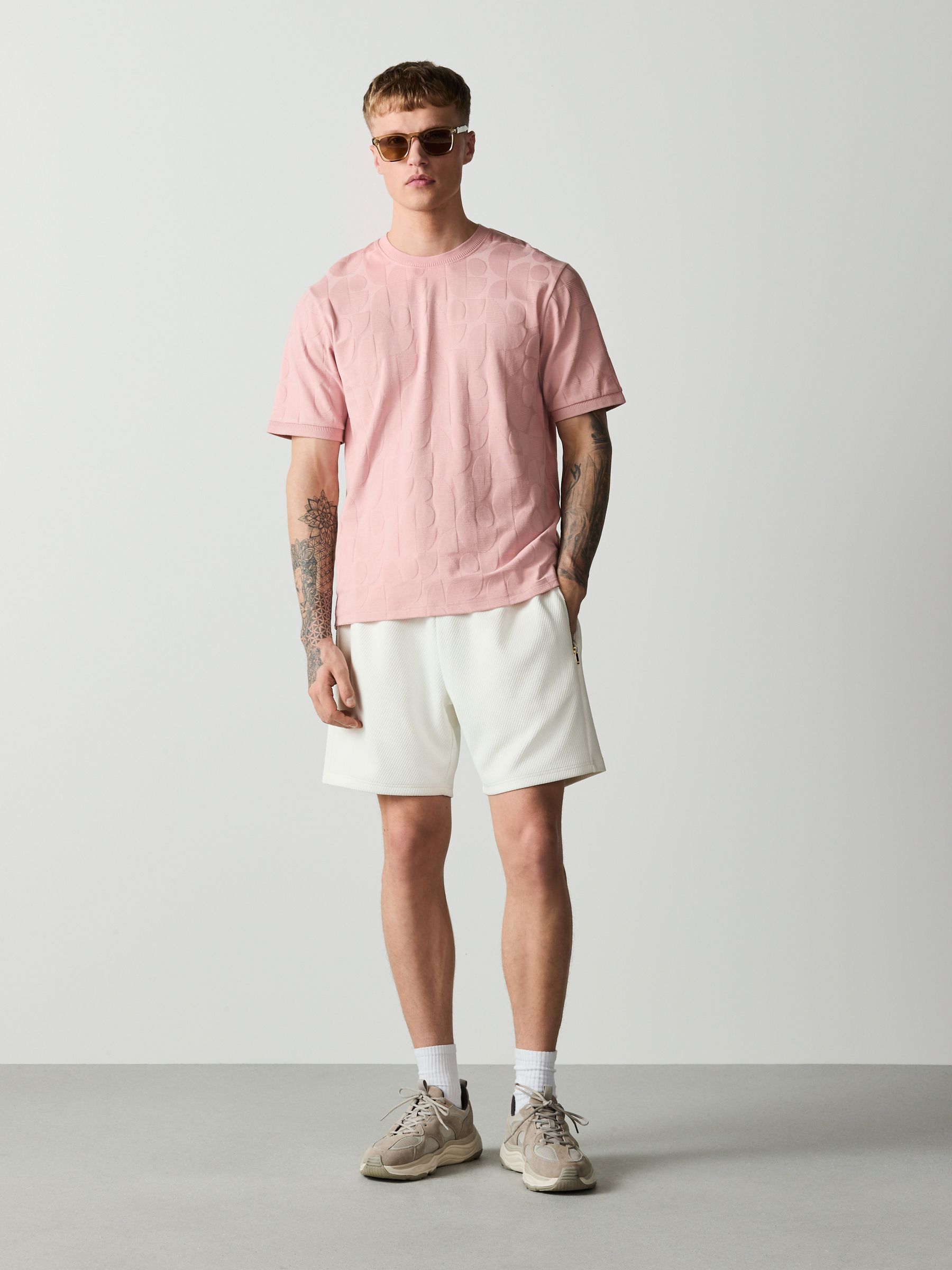 【美品】TSC Zip Shorts (white) XL Buy White Textured Jersey Zip Pocket 7 Inch Shorts from Next USA