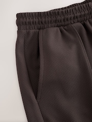 Brown Jersey Textured Short Shorts - Image 7 of 8