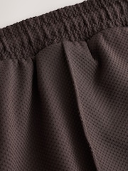 Brown Jersey Textured Short Shorts - Image 8 of 8