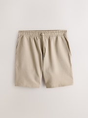 Stone Textured Pintuck Jersey Shorts - Image 7 of 9